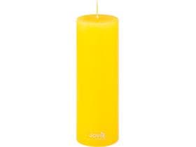 Candele a colonna, Ø 50 mm x 150 mm, giallo senape