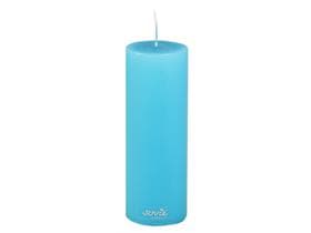Candele a colonna, Ø 50 mm x 150 mm, blu acqua
