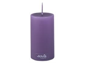 Candele a colonna, Ø 50 mm x 100 mm, melanzana