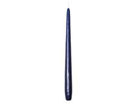 Candele affusolate premium, 2,2 x 28 cm, durata della combustione 10 ore, blu scuro