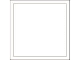 Sottobicchiere in tessuto 9 veli, 95x95 mm, bianco