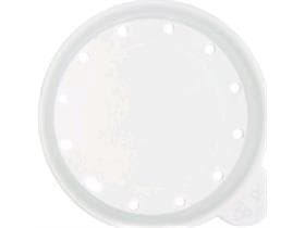 Couvercle de verre, type 814 Matériau : PP, Ø 7 cm, Hauteur : 1,5 cm