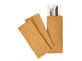 Sacchetto portaposate in carta paglia, 10,5 x 25 cm, non stampato, incl.
