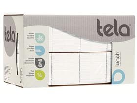 Tovaglioli Tela Guestline Brunch 2 veli 33 x 33 cm, piega a 1/8, bianco