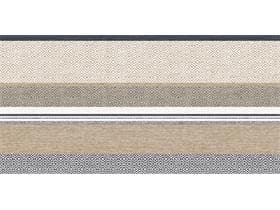Runner da tavolo in airlaid, 40 cm x 24 m, "LAGOS" beige/blu