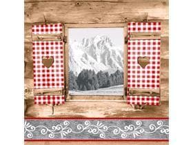 Tovaglioli Airlaid 65 gm2, 40 x 40 cm, piegati 1/4, "ALMBVIEW"