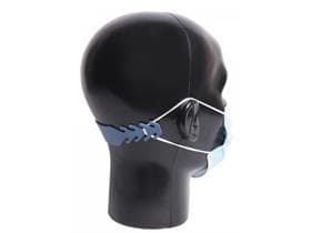 Porte-masque, détectable, bleu réutilisable, caoutchouc silicone bleu