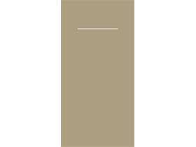 Besteckserviette Airlaid, 40 x 40 cm, 1/8 Falz, beigegrau