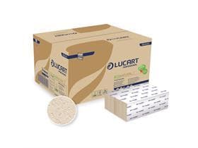 Asciugamani piegati Eco Natural Z, cartone per bevande riciclato al 100%, 2 veli,