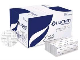 Asciugamani piegati Strong Elite M3, 3 veli, cellulosa, piegati a M, 22,5 x 32 cm