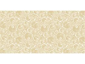 Runner da tavolo in airlaid, 40 cm x 24 m, Jordan "bianco/oro"