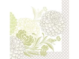 Tovaglioli Airlaid, 40 x 40 cm, piegati 1/4, verde "CLARISSA"