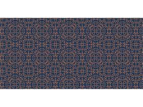 Runner da tavolo in airlaid, 40 cm x 24 m, "CLAUDIO" blu scuro/marrone