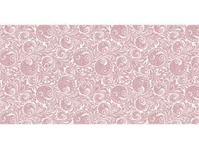 Runner da tavolo in airlaid, 40 cm x 24 m, Jordan "bianco/bordeaux"