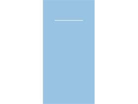 Besteckserviette Airlaid, 40 x 40 cm, 1/8 Falz, hellblau