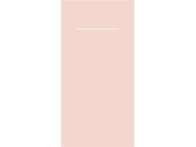 Besteckserviette Airlaid, 40 x 40 cm, 1/8 Falz, hellrosa