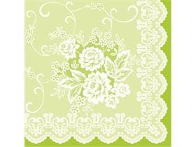 Tovaglioli Airlaid, 40 x 40 cm, piegati 1/4, verde "FRANZISKA"