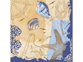 Tovaglioli Airlaid, 40 x 40 cm, piegati 1/4, "DEL MAR"