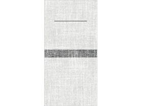 Tovagliolo monouso Airlaid, 40 x 40 cm, piega 1/8, "JOE" grigio chiaro/nero