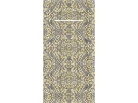 Tovagliolo monouso Airlaid, 40 x 40 cm, piega 1/8, "KIYAN" oro/nero