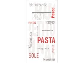 Tovagliolo di carta Airlaid, 40 x 40 cm, piega 1/8, "PASTA"