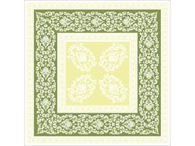 Nappes Airlaid, 80 x 80 cm, pli 1/8, "PASCAL" vert citron