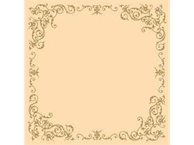 Nappes Airlaid, 80 x 80 cm, pli 1/8, "POMP" crème/or