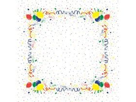 Nappes Airlaid, 80 x 80 cm, pli 1/8, "PARTY"