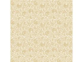 Nappes Airlaid, 80 x 80 cm, pliées en 8, Jordan « blanc/or »