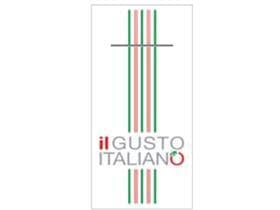 Tovagliolo monouso Airlaid, 40 x 33 cm, piega 1/8, "IL GUSTO ITALIANO"