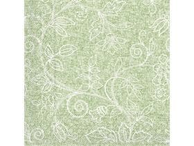 Tovaglioli in carta velina a 3 veli, 25 x 25 cm, piegati a 1/4, Darlyn "oliva"