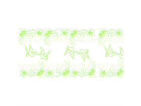 Runner da tavolo in airlaid, 40 cm x 24 m, matrimonio (verde)