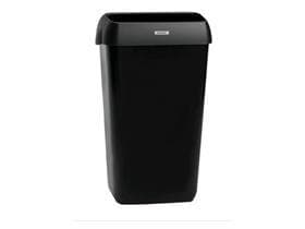 Cestino per rifiuti Katrin 25 Lt., plastica nera, H 550 x L 330 x P 230 mm,