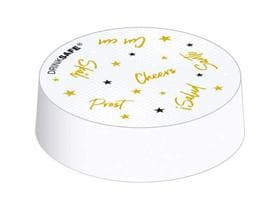 Capuchons en carton mat, 74 mm, Cheers