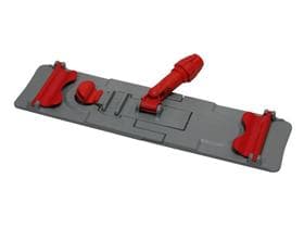 Supporto per mocio Masterfix 50 cm, supporto pieghevole in plastica grigio scuro con stabile