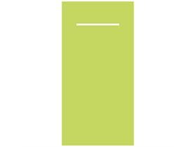 Tovagliolo monouso Airlaid, 40 x 33 cm, piega 1/8, Linclass, monocolore, lime.