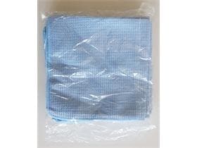 Asciugamani micro waffle, in microfibra, blu, 40 x 40 cm, estremamente robusti e