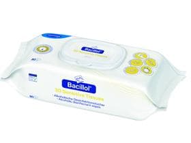 Bacillol Sensitive 30 fazzoletti, Flow Pack, 80 salviette per confezione, 180x200 mm