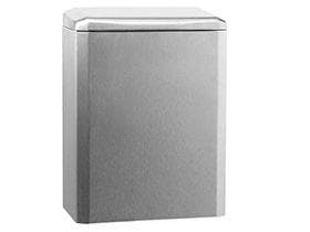 Cestino per rifiuti Katrin, in acciaio inox 290 x 230 x 102 mm, 6 lt