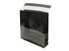 Sachet à fenêtre n° 2 110x40/110mm, noir