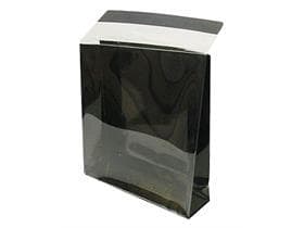 Sachet à fenêtre n° 2 110x40/110mm, noir