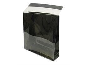 Sachet à fenêtre n° 2 110x40/110mm, noir
