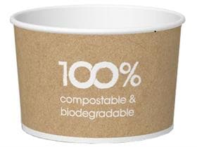 Coupe à glace 120 cc (ø 73 mm, hauteur 47 mm), en carton blanc, avec impression standard