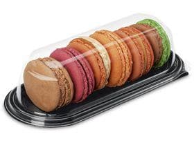 Confezione Eclair, ovale, PS/OPS 180 x 75 mm, altezza: 45 mm,