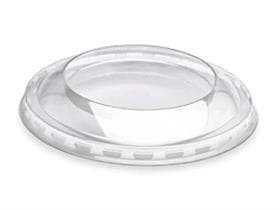 Deckel zu Salat- und Saucenbecher transparent, Ø 95 mm, Höhe: 10 mm