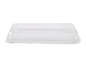 Vassoio per sushi con coperchio separato PET, 140 x 90 x 20 mm, trasparente