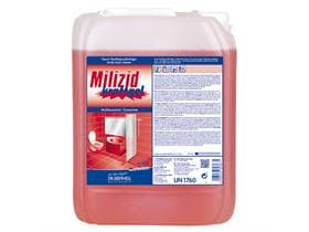 Milizid Kraftgel, detergente sanitario acido, rimuove lo sporco estremamente forte
