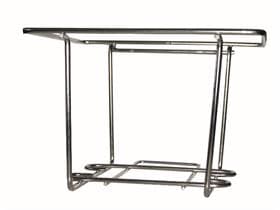 Porta tanica da 10 litri, acciaio inox 210 x 235 x 175 mm