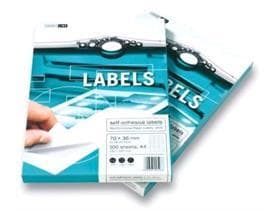 euro LABELS Etichette multifunzionali 70 x 37 mm, 24 pezzi per foglio A4