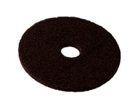 Superpad 3M Scotch-Brite, ø16'' = 406 mm marron, en fibres polyester, spécialement pour